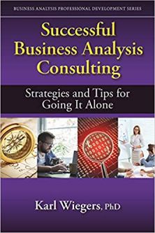 successfull business analysis consulting karl wiegers
